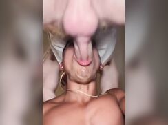Mixed Race Black Twink Gasps For Breath During Uncut Face Fucking boys porn