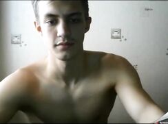 cute face ,body big dick jerk cumming on cam