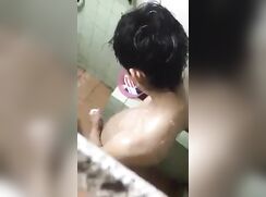Desi Lad finds out soap can feel nice in the shower