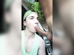 Car cruising oral public boys porn