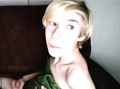 Chaturbate Skinny Tattoo Blond was and cum show - AI Enhanced