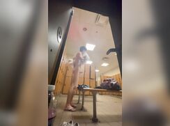 [ABX][5][554] - Skinny twink hard in gym locker room