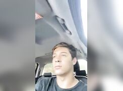 Dnz hot college boy car wank