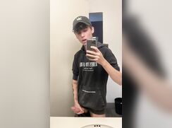 cute brunette mirrow seduce chat jacks off