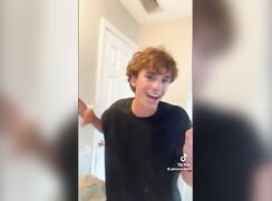 tiktoker with impresive big cock