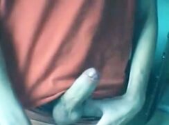 cute big dick guy strip jerking off cumshot