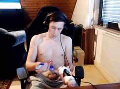 [Archive of GBT][0351] I made a mess for you! Hope my neighbors can't hear me up here