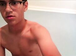 [Archive of GBT][0377] Chak strip and cum on bathroom