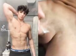 cute fitness tiktoker on tiktok and jo show p2