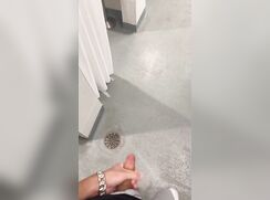 Latino Jerks Uncut Cock In Gym Shower Room boys porn