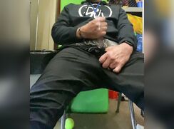 JockDad87 Shoots a Load of Cum