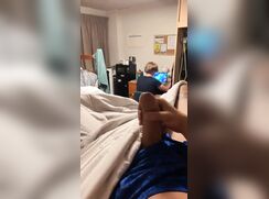 He Cums While His Roommate Works On His Thesis (no sound) boys porn