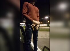 [Archive of GBT][0478] Public cumshot on parking of gas station