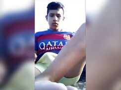 [Archive of GBT][0488] Juan jerks off outdoors