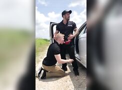 Alek gives two officers a blowjob *Nicer*