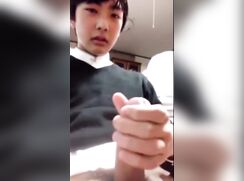 Hot Asian teen wank n cum series