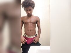 Black Twink Has A Beautiful Dick