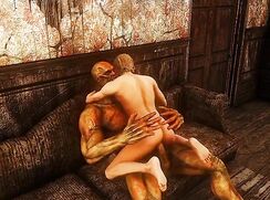 Fallout fuck with zombie