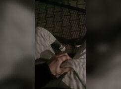 18 year old guy jerks off extreme at bus stop