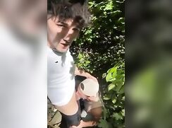 hot twink boys sucking cock in the forest