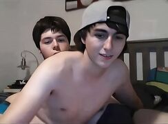 Webcammers of Two Twinks fun Bareback, Oral, Ass play - AI Enhanced