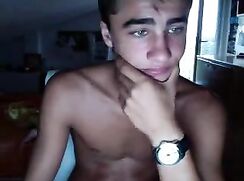 Beautiful eyes and tan lines webcam boy