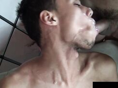 Latin Boy with Braces Fucked for Cash