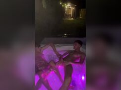 bros hot tub suck me porn