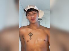 Latino Young Man With Pointed Sword Gets Head