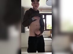 Horny 8Teen Boy Wanking In His Bedroom