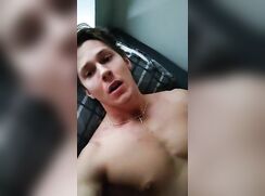 cute hornie jo cumming on bed cum porn