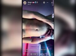 Diego showing off sexy body