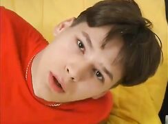 Cute wanker cums porn solo jerk