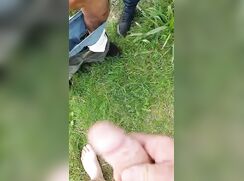 Cruising Cum shot with dads