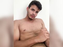 Beautiful guy jerks his big meat ( no cum )