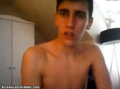 [ABX][My Archive][0045] UK slim lad cums a massive load