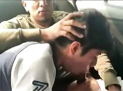 teen boys amateur car blowjob