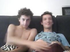 A103. Polish real brothers and their father on camera