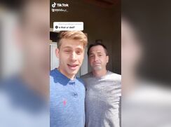 TikTok Jeremy gets fucked by daddy