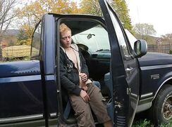 [ABX][5][724] - Straight 18 year old redneck cum on dad's old truck in the moaning