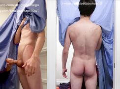 Straight 18 year old comes over after class for his first gloryhole experience.