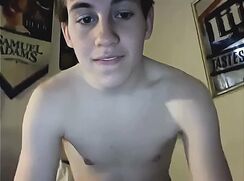 Cheerful College Student wanks and cums in his eye - AI Enahced