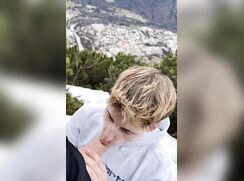 Blond Gives Outdoor BJ-no Cum 210 looped