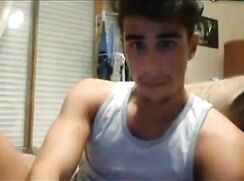 college teen twink masturbating on webcam in dorm