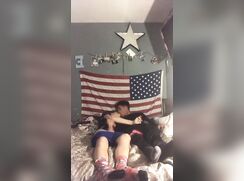 Hot friends messing around