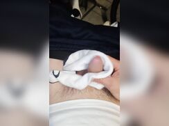 Boy White Sock Tease Warm Up