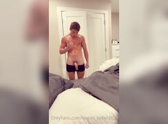 cute kegan a good nigth kiss