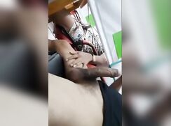Internet cafe straight boys fun and cum by next doors hand