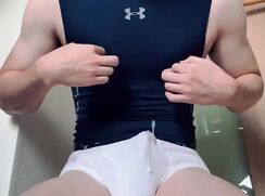 Tight whites and Under amour lava flow