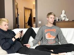 RUSSIAN TWINK COUPLE - HORNY SHOOTS